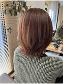 ナチュラルオレンジ＋レイヤーカット☆