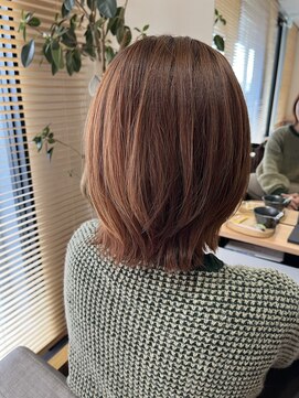 スイ(SUI) ナチュラルオレンジ＋レイヤーカット☆