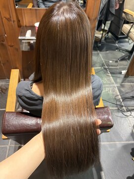 ルアン 大分駅店(ruen) 縮毛橋正/髪質改善／ストレートパーマ/艶髪