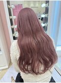 ブリーチ2~3回/ピンクベージュ