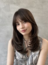 ブリッサ(brisa)&nbsp;ロング/顔まわりレイヤー/透明感カラー/表参道