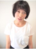 やわらか♪ショートバング  ナチュラルボブ