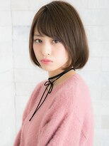 ヘアサロン ナノ(hair salon nano)&nbsp;モテ度◎大人可愛いベージュカラーボブ