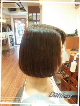 ヘアー ダンクユー(hair Dank u) アシメボブ矯正