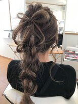 ヘアーアンドビューティー ルーツ(hair&beauty #roots) リボンヘア☆ダウンスタイル