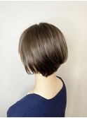 《D‘ciel工藤富生》ショート×透明感アッシュカラー