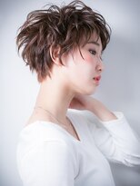 カバーヘア ブリス 川口(COVER HAIR bliss)&nbsp;大人かわいいくせ毛風小顔マニッシュショートw川口20代30代40代!