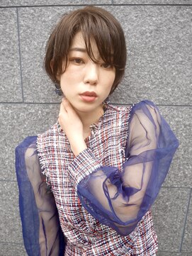 シュシュ(shushu) 大人前髪かわいいショートマッシュ 【有海一生】 髪質改善