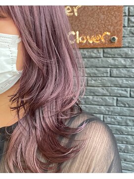 ヘアアンドビューティー クローバー(Hair&Beauty Clover) purple/ニュアンスカラー