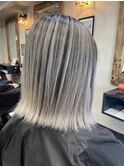 グレーベージュニュアンスカラーアッシュミルクティー