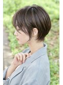 ナチュラルハイライト 大人ショート 博多美容室