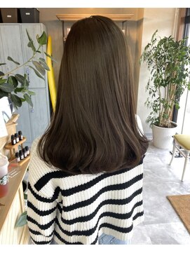 ラテ ヘア リリィ(latte hair lily) 大人可愛い/ブリーチなしダブルカラー