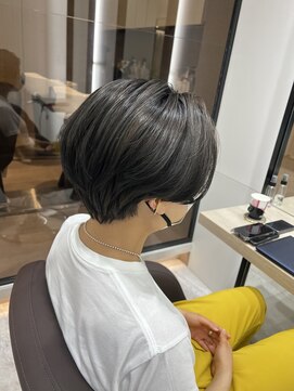 プラム 銀座店(plum ginza) ハンサムショート×greige