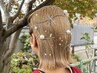 【中堀指名】パーティーヘアアレンジ☆ハーフアップ☆￥4000