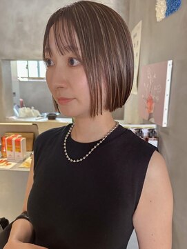 ハウ 心斎橋(how) ミニボブ/ショート/ショートヘア/前下がりボブ/ぱつっとボブ