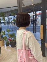 ヘアーデザイン キレイ(HAIR DESIGN Kirei)&nbsp;暗めのレッドピンク