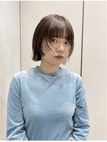 フィルムス 表参道(FILMS)&nbsp;くびれヘア/アプリコットオレンジ/髪質改善/縮毛矯正/表参道