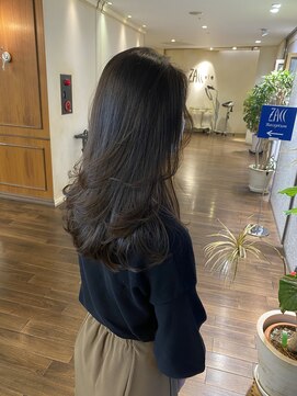 ザック ヴィ(ZACC  vie) レイヤーカット　グレージュ　ロング