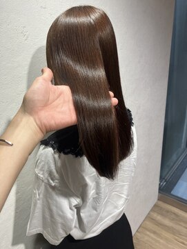 エヌプラス(N+) イメチェン/フルバング/似合わせカット/レッドブラウン/