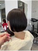 ミニボブ　切りっぱなしボブ/美髪/レイヤーカット[佐賀/佐賀駅]