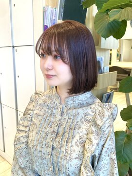 ペタル バイ ケンジ(PETAL by KENJE) ピンクブラウン×ボブ