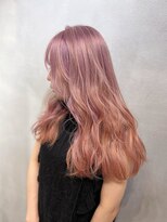 ヴァイス 渋谷店(VAICE)&nbsp;くすみピンクゆるふわヘアー