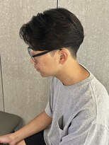 ニアウ 太田店(Niau)&nbsp;メンズナチュラルセンターパート毛流れパーマニュアンスパーマ