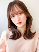 スタートウキョウ 渋谷(STAR TOKYO)&nbsp;20代30代ピンクアッシュ髪質改善カラー艶感ストレート小顔前髪