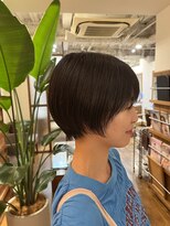 エクリ 麻布十番(equri)&nbsp;★丸みショートうるツヤ前髪前髪パーマレイヤーロング