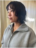 ゆるふわミディアムレイヤー/パーマ風