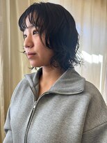 ギグス 星ヶ丘(gigs) ゆるふわミディアムレイヤー/パーマ風