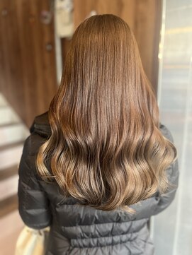 アヴァンス 天王寺店(AVANCE.) バージン毛から作るヘーゼルベージュ