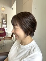 ロックワークオレンジ 西中島店(ROCK WORK ORANGE) ナチュラルな丸みシルエットの大人ショートボブ