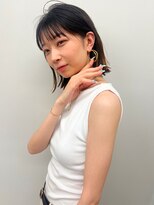 ラウンジ モリオ イケブクロ(Lounge MORIO Ikebukuro) 【morio】切りっぱなしボブ　長めボブ♪