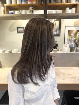 マスカリ(muscali) くびれヘア#ハイライトカラー#アプリコットオレンジベージュb94