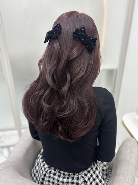 リズ(Lizz) ブリーチなしで叶う♪ピンクブラウン