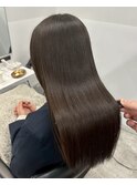 艶髪オリーブブラウン×髪質改善トリートメント