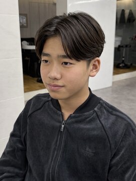 ケア 神戸(CARE) 曲がる縮毛矯正/毛流れセンターパート/縮毛矯正