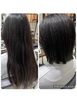 フェリア 渋谷(Feria)&nbsp;【Feria 渋谷】cut×ロングからミニボブ "Tsuyuki"