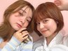 土日OK☆[指名限定]　カット+カラー(ロング料金なし)　￥8800 