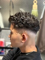 trriger men’s shop/トリガー/十三/メンズ/パーマ/フェード【10/3 OPEN（予定）】 &nbsp;カールフェードショート