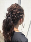 結婚式お呼ばれヘアセット