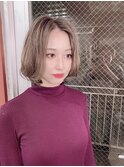 透け感ハイライトボブ【Ruufus恵比寿渋谷】31511