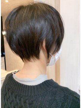 キャアリー(Caary) 福山市髪質改善部分ストレートCaaryショートボブ　ショートヘア