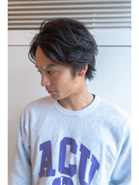 ユートゥイーズ つくば(U too e's) 《Utoo e's つくば美容室 》メンズミディアムスタイル