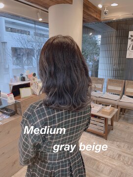 ティアラ 桜木町(TIARA) REAL SALON WORK～グレーベージュ