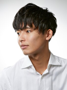 カインド 南青山(hair&make up KIND) 【定番スパイラルパーマ】　２ブロックメンズショート