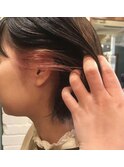 ＊インナーカラー　ベビーピンク　辻幸奈