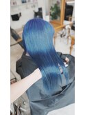 #ネイビーカラー#ブルーカラー#髪質改善トリートメント
