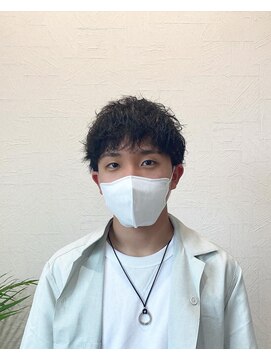 小谷理髪店 ソル(SOL) ツイストスパイラルパーマ＋マッシュショートスタイル